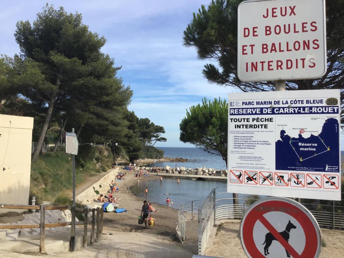 Studio Plage Du Cap Rousset カリー・ル・ルエ エクステリア 写真